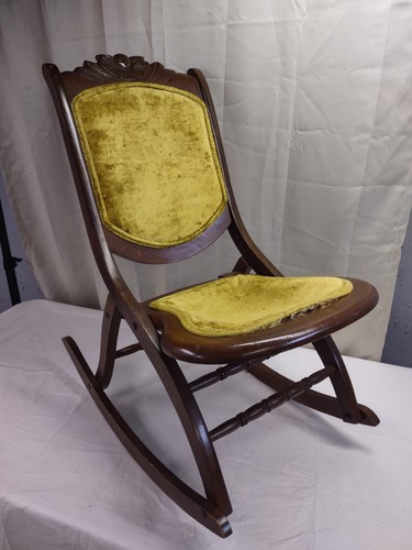 Vtg victorian folding carved - vtg,
