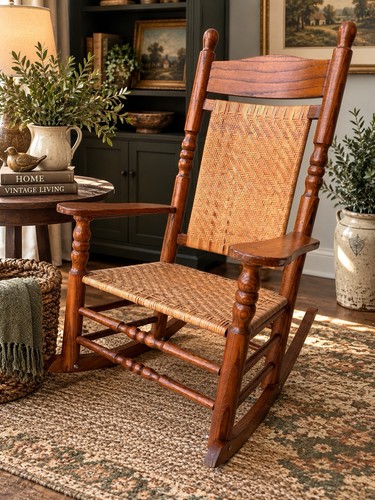 Wood rocking chair - chair, seat