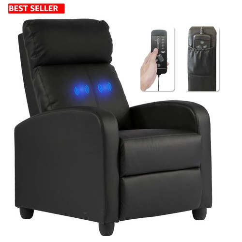 Luxury black recliner chair - luxury,
