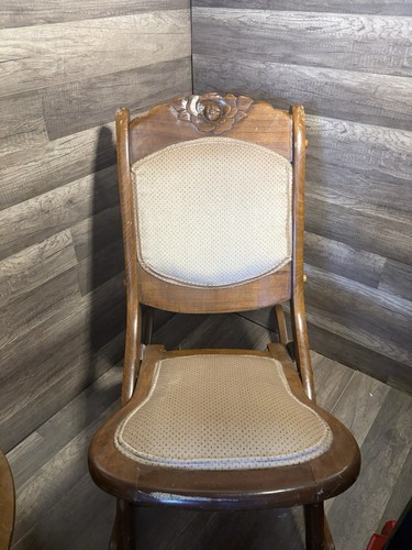 Vintage folding rocking - rocking, chair