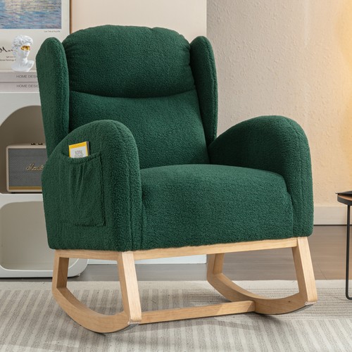 Teddy fabric rocking chair - teddy,